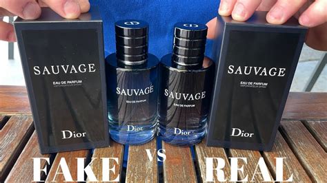 dior sauvage original vs fake